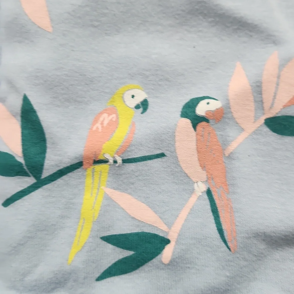 NWT Carter's Baby Blue Parrot Romper 24 Months
